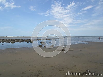 Cox`s Bazar longest Sea beach in the World Stock Photo